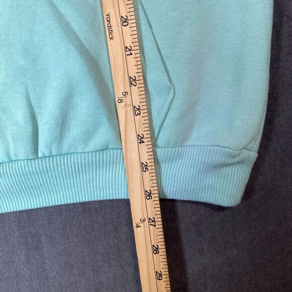 Nickelodeon Mint Green Hoodie With Rugrats Sleeve Design 60% Unisex Size Small - Picture 9 of 10